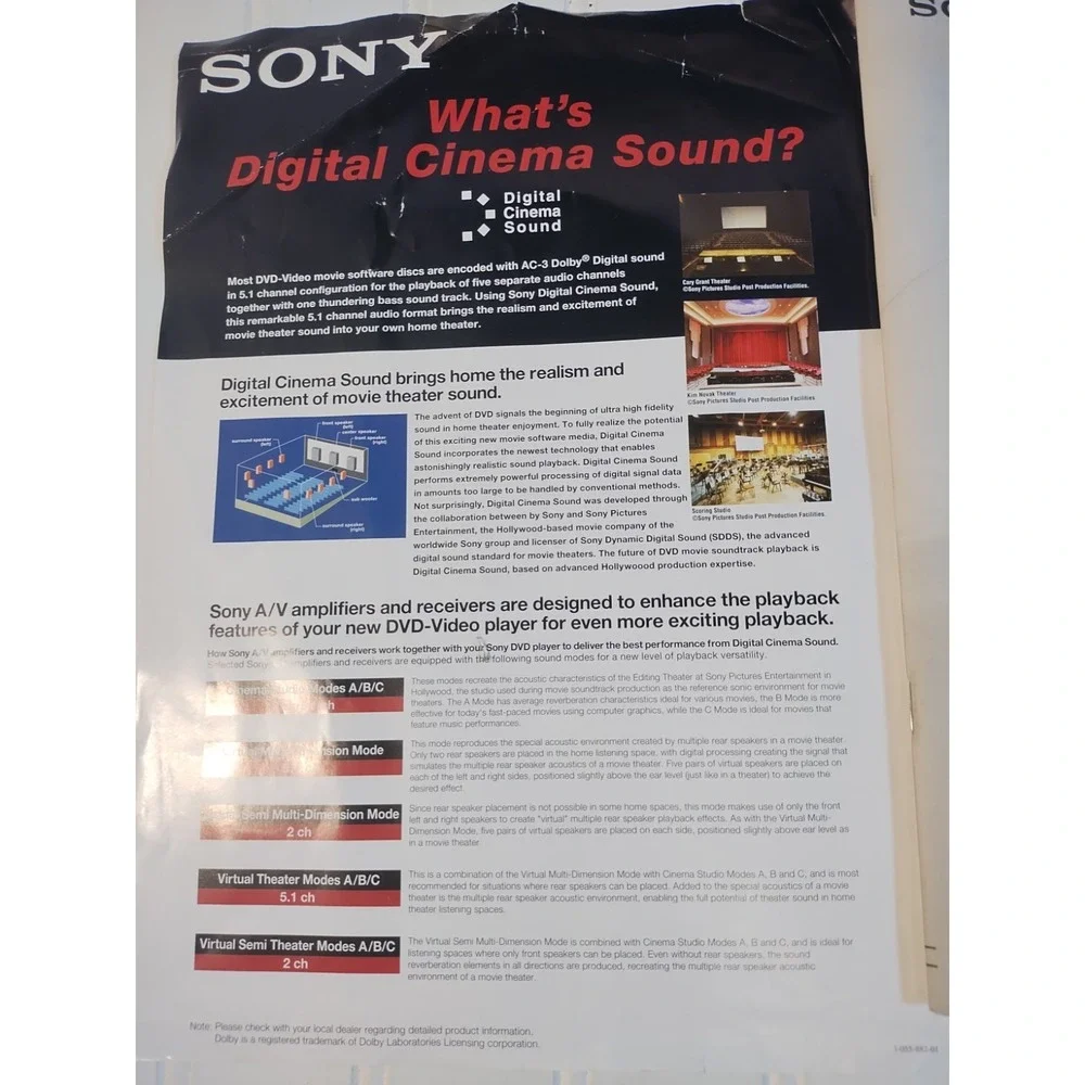 Sony DVP-S570D CD/DVD Player - With Remote - Tested & Works ✅✅